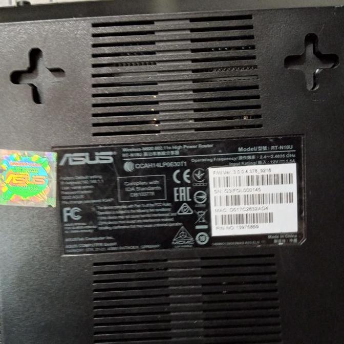 Ready  asus wireless n600 high power router rt-n18u RT n18u