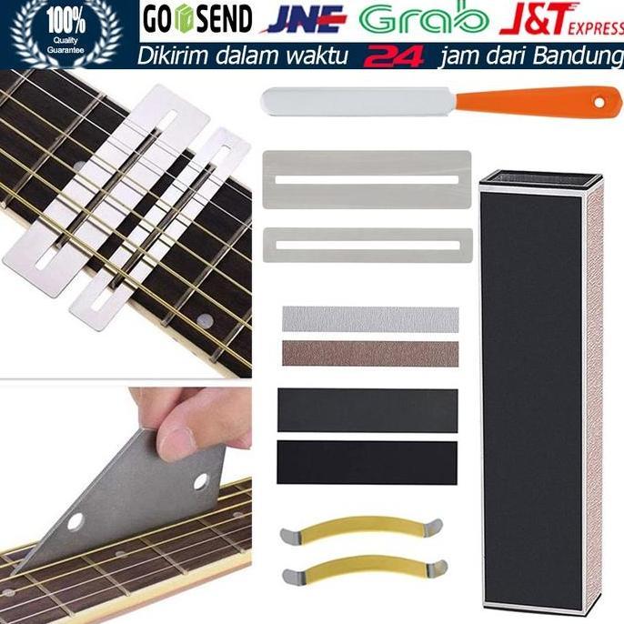 11Pcs Sanding Gitar Fingerboard Fretboard Kikir Repair Tool Luthier