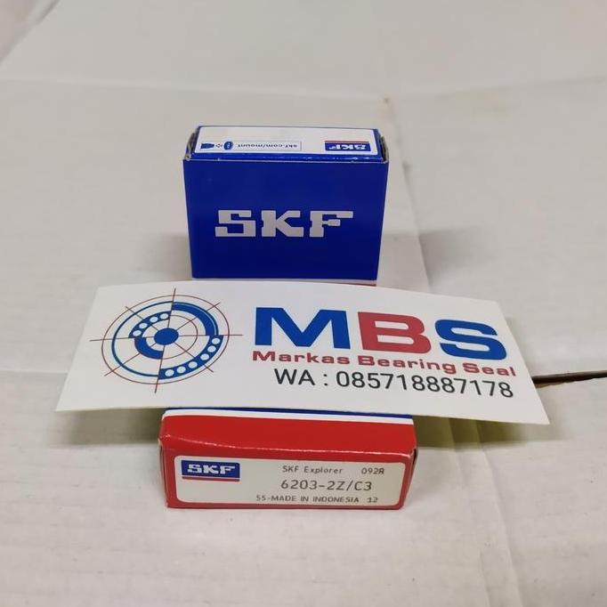 BEARING 6203 ZZ C3 SKF ORIGINAL 6203-2Z/C3