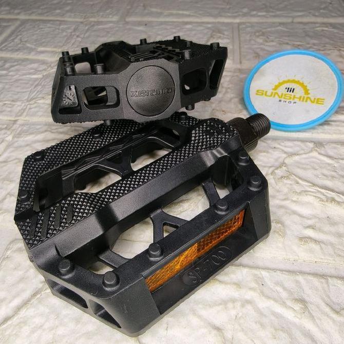 Pedal Drat As Kecil 1/2 SP-700 Black Sepeda BMX 18 Dan 20 Crank Gir Tengah BB USA As Terusan Langsun