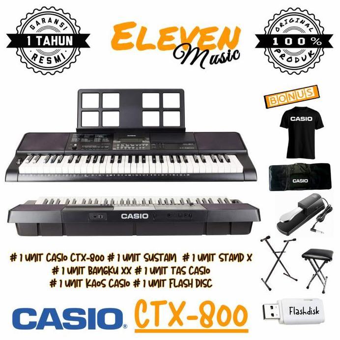Ready  casio ctx800 ctx-800 paket keyboard