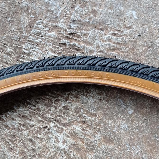 ban luar 700c 700 x 38 38c 700x38 700x38c kenda gum tan wall tanwall k180