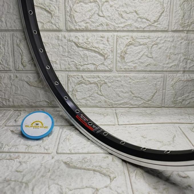 Rims Velg BMX 20 ARAYA TM620 Murni 406 Rim Lubang 36H Mata Ikan Alloy Double Wall Brake Line BLACK C