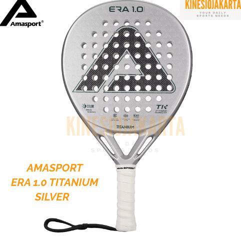Big Sale Raket Padel Amasport Era 1.0 Titanium Original 18K Carbon, Power Rebound