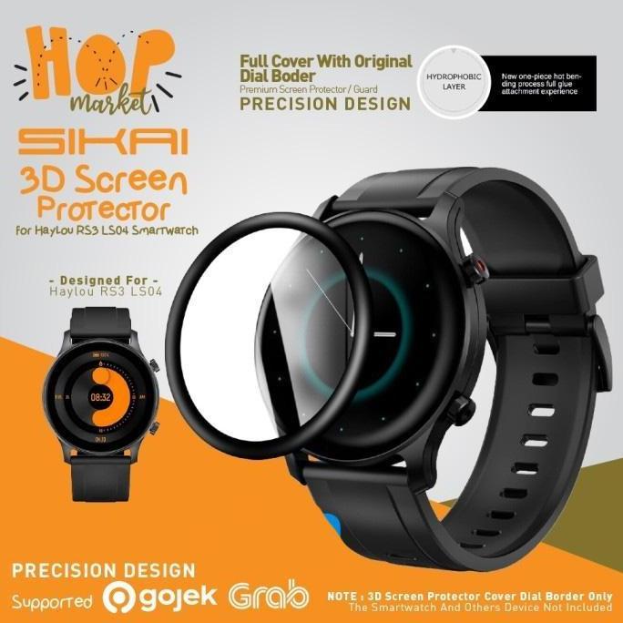 Curved Anti Gores 3D Full Cover for Haylou RS3 LS04 Screen Protector