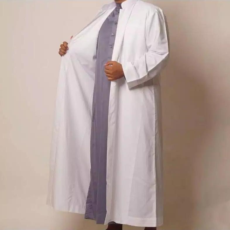 BESTPROMO JUBAH LUARAN PRIA DEWASA TWIS HIGT / JUBAH YAMAN HABAIB / JUBAH LUARAN MUSLIM TERBUKA / JU