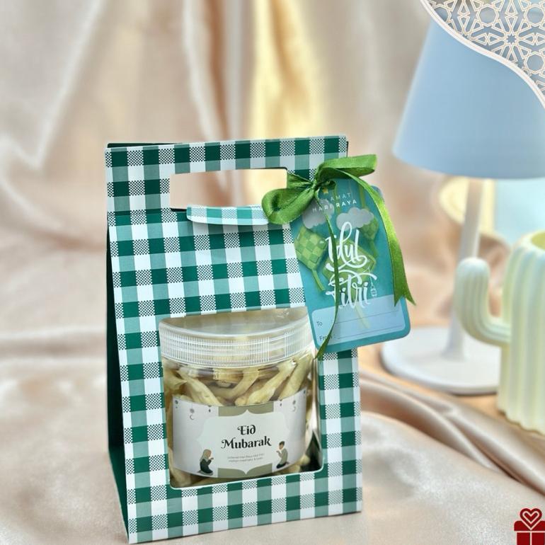 BIG PROMO Hampers Lebaran Mini Idul fitri Parcel Lebaran kue kering Hampers Box Ramadhan Estetik Aes
