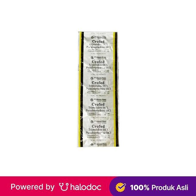 Crofed 10 Tablet - Obat Batuk & Flu - Halodoc