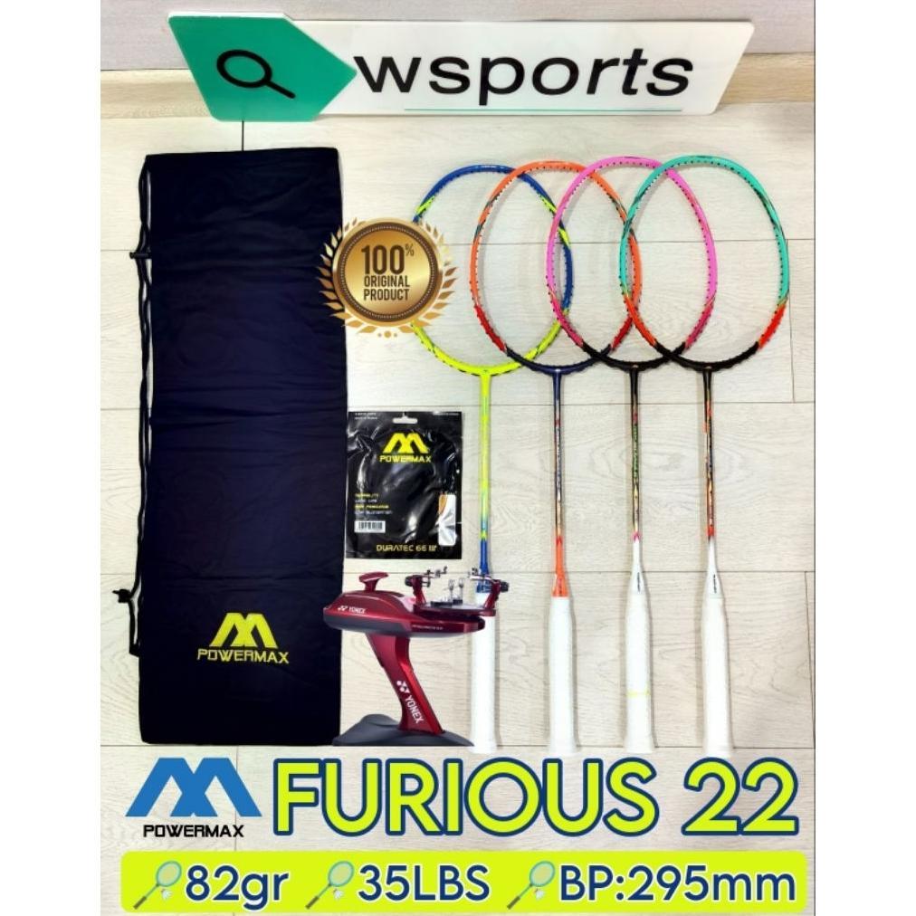 New Deals Raket Badminton Powermax 36Lbs Furious 50 M 800 Sting Shot Tectonic 28 Tornado 800 Origina