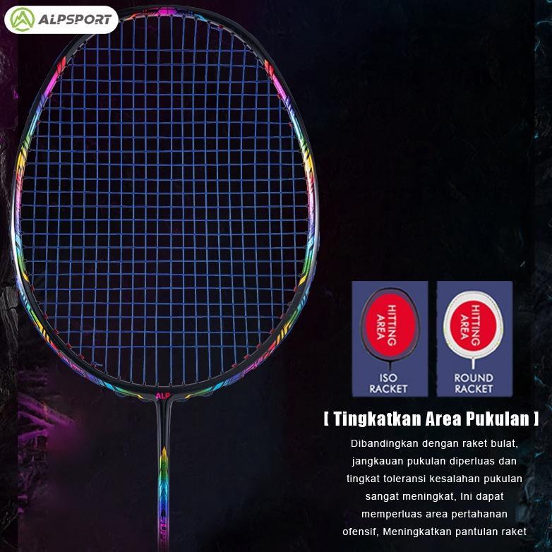 BestPromo Alpsport Xc Max 32Lbs Warna Gradien Bingkai Pelangi 4U 82G Sangat Ringan 100% Serat Karbon