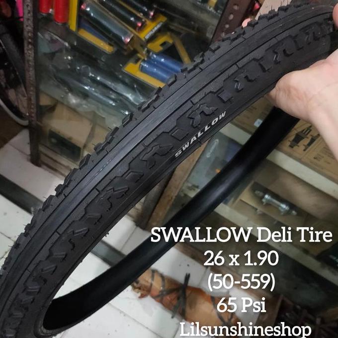 Ready Ban Luar 26 x 1.90 Swallow Deli Tire 26x1.90 S-198 Sepeda MTB Federal Motif CLASSIC