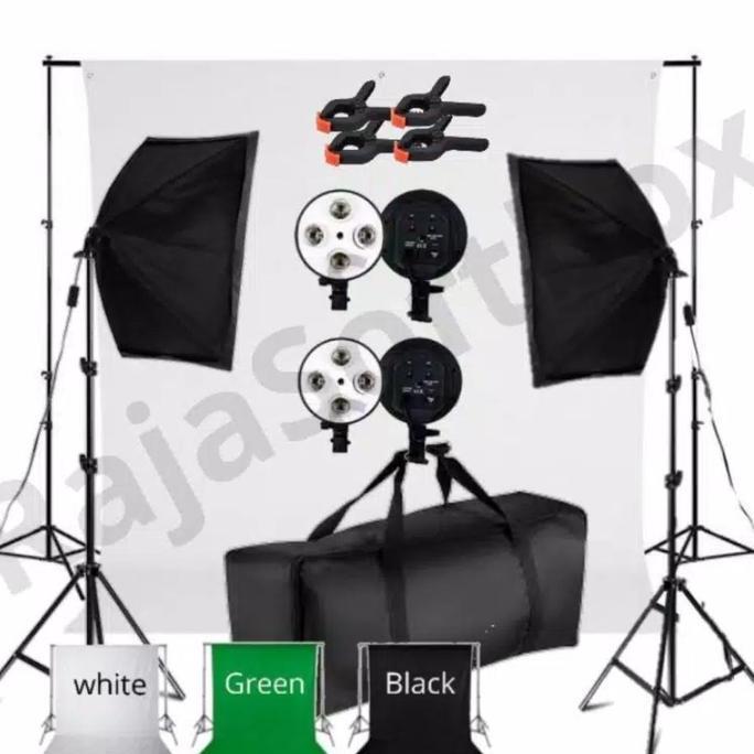 SIAP KIRIM Paket Komplit Lampu Video Lighting Set SF2