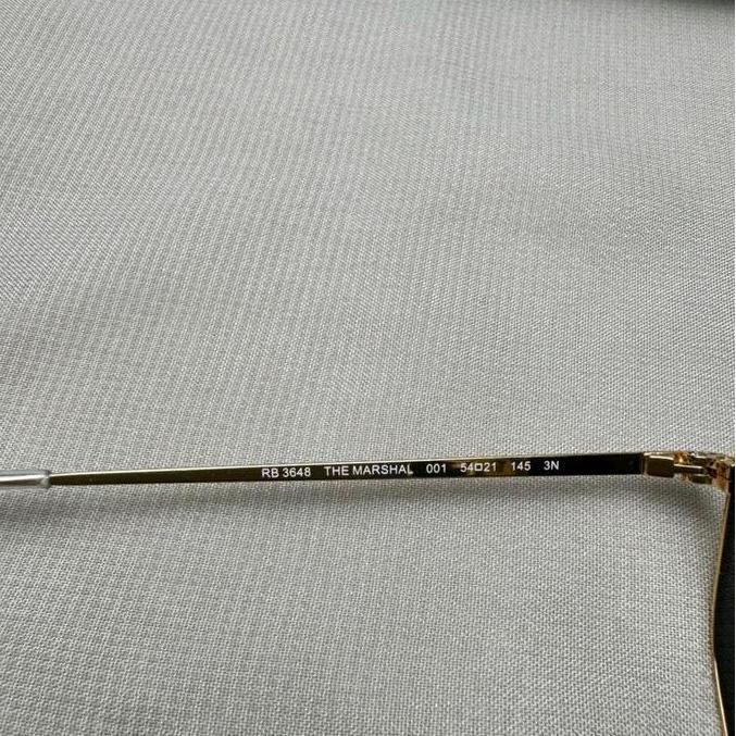 Kacamata Rayban The Marshal Gold Lens Green Original murah