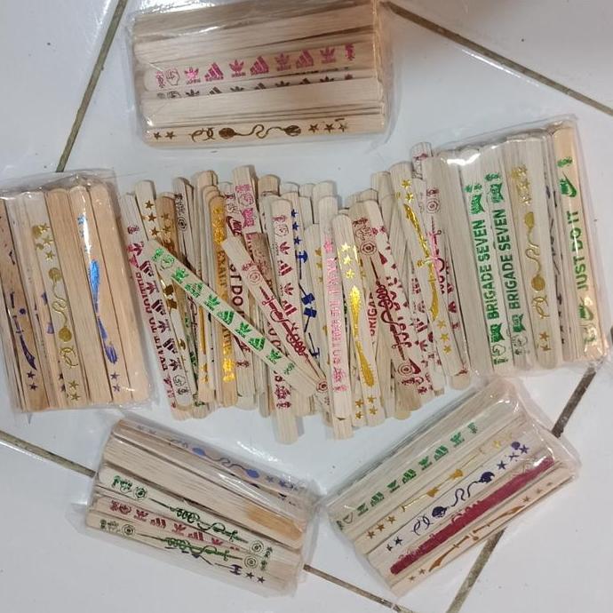 Ready !!! mainan stik keprok isi 90 pcs full tinta emas/metalik lagend