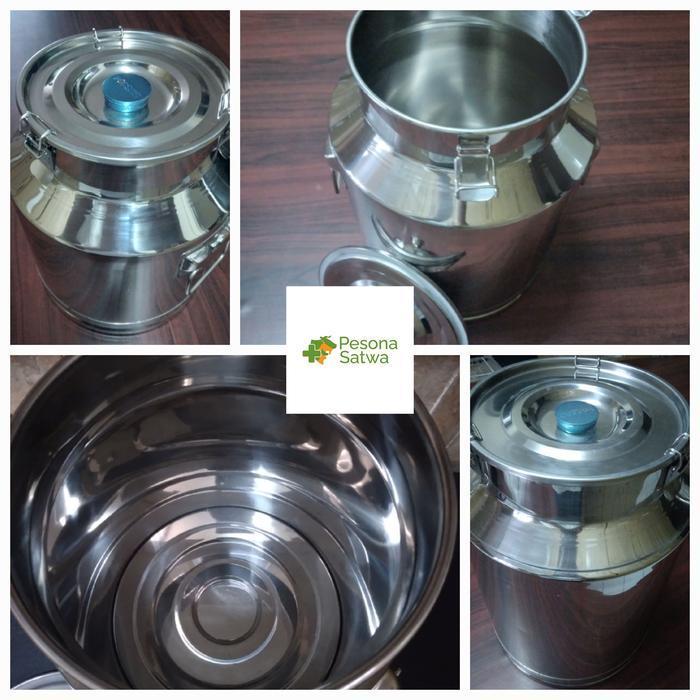 Milk Can Stainless Steel Sus - 4,8,15,20,25,40,45 Liter - New