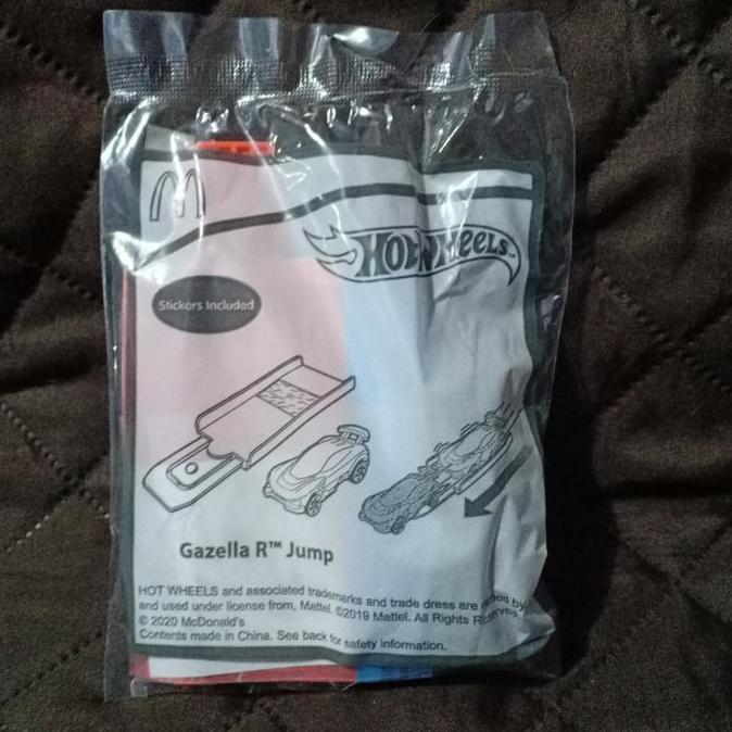 New  Happy Meal Hotwheels Gazella R jump gazela Barbi hot wheels mcd 2020