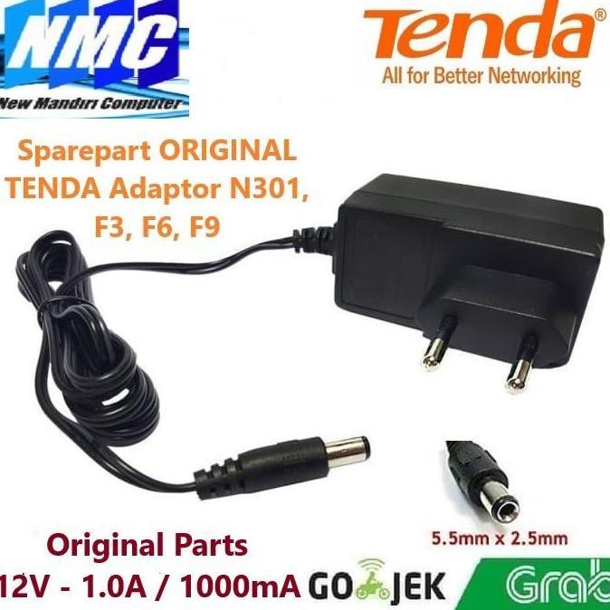 Adaptor Tenda N301, Tenda F3, Adaptor Tenda F9 Adaptor 9Volt 0.6a