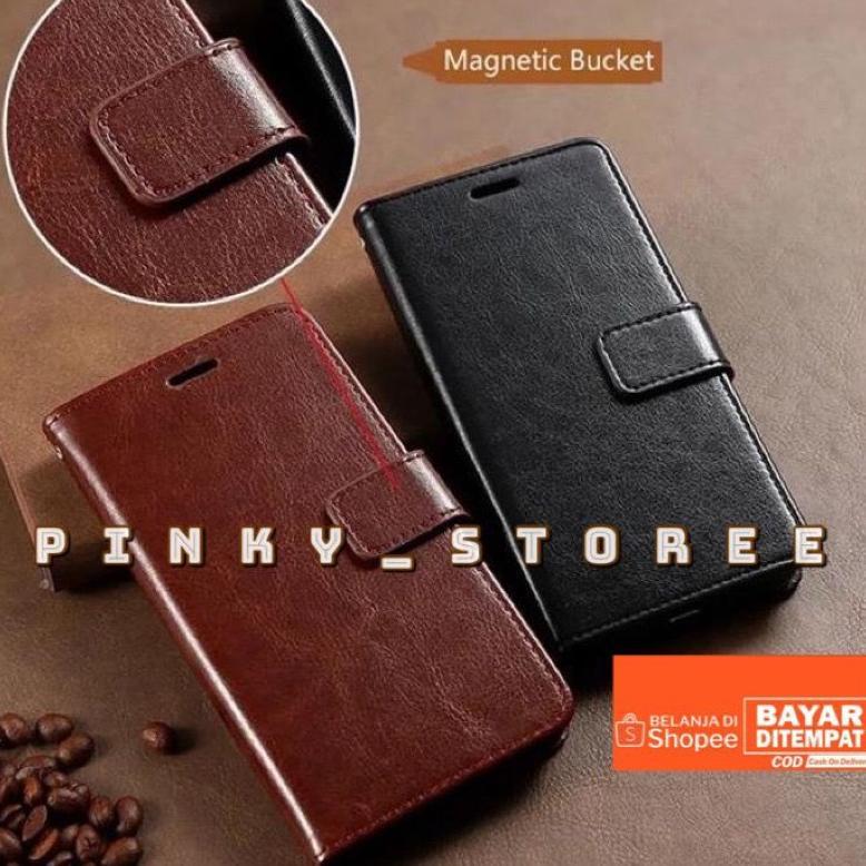 PROMO TERBARU LEATHER FLIP CASE SAMSUNG A10S A20S A30S A50S A01 A01CORE A02 A02S A21S A10 A20 A30 A5
