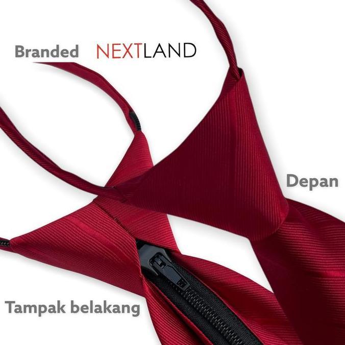 Dasi pria instan zip tie NEXTLAND murah