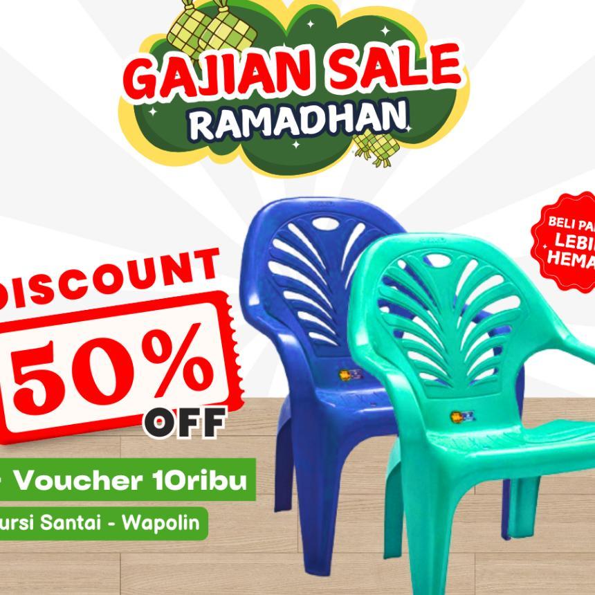 Wapolin Kursi Santai Kursi Plastik Kursi Taman Kursi Santai Plastik Kursi Teras - Kursi Santai Nyama