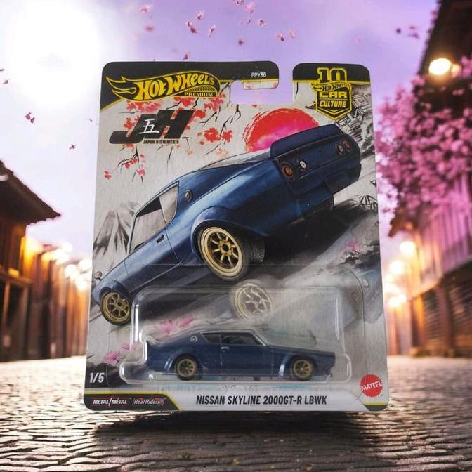 New  Hot Wheels Premium Nissan Skyline 2000Gt-R LBWK Japan Historic 5