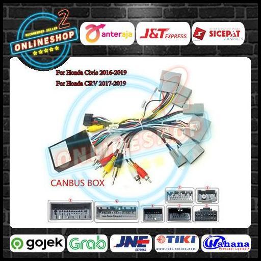 TERBARU SOCKET MODUL CANBUS ANDROID HONDA CRV 2017 UP / SOKET CANBUS ANDROID 