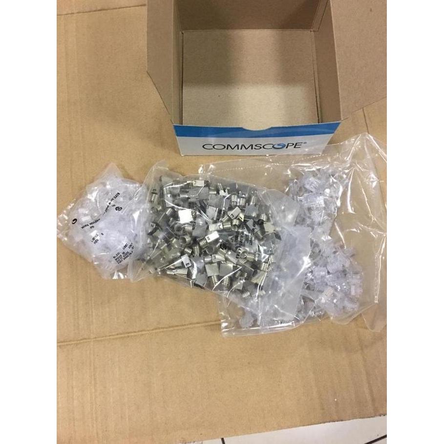HARGA DISC - AMP COMSSCOPE connector rj45 cat6 3 bagian