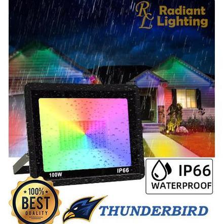 Leggero- Lampu Sorot Rgb Outdoor Floodlight Led Tembak Warna Warni