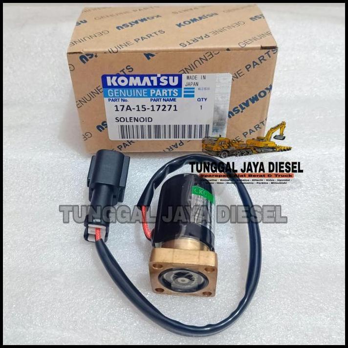 GRATIS ONGKIR SOLENOID VALVE LOADER WA180 WA100 WA200 WA380 WA400 SELENOID 17A-15-17271 KOMATSU 