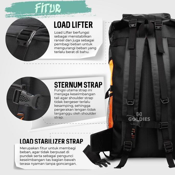 Halan- Goldvers - Tas Ransel Jumbo Ransel Mudik Tas Gunung Besar