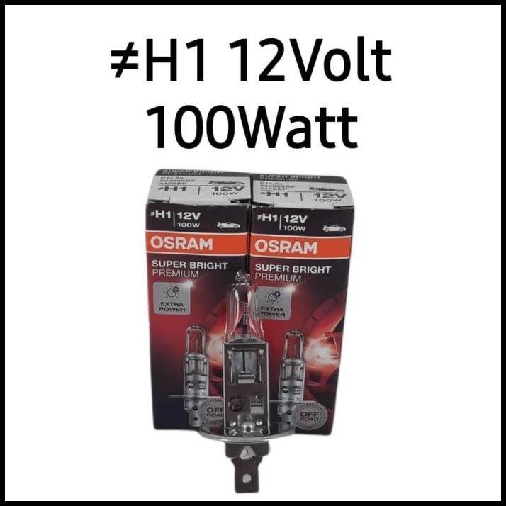 GRATIS ONGKIR OSRAM H1 H-1 12V 100W BOHLAM LAMPU FOG LAMP FOGLAM HEADLAMP HALOGEN 