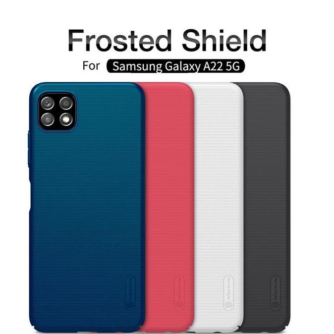 TERMURAH - Case Samsung Galaxy A22 5G / A22 4G LTE NILLKIN Frosted Shield Casing
