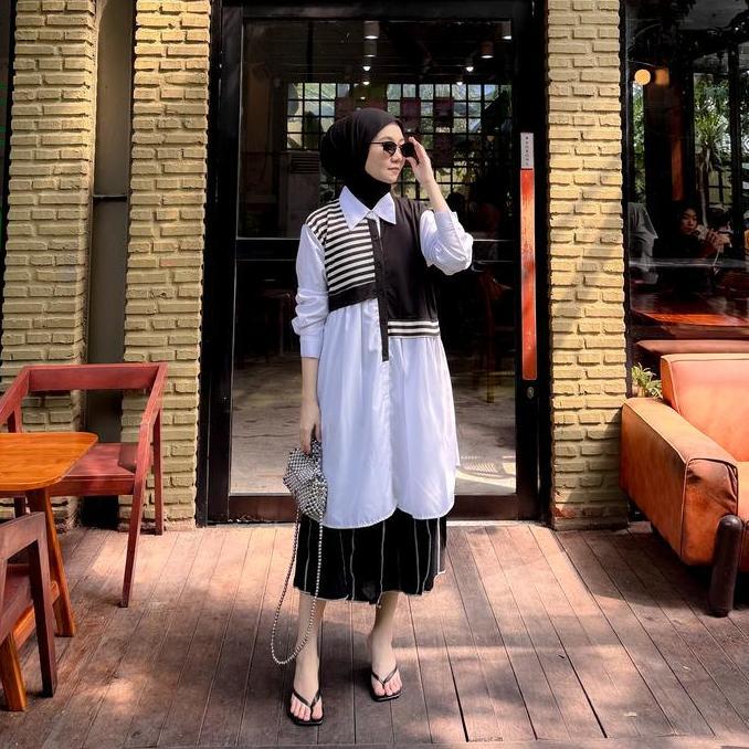 FASH - 1546 Tunik Wanita Berbahan Toyobo || Bahan Halus || Bisa COD