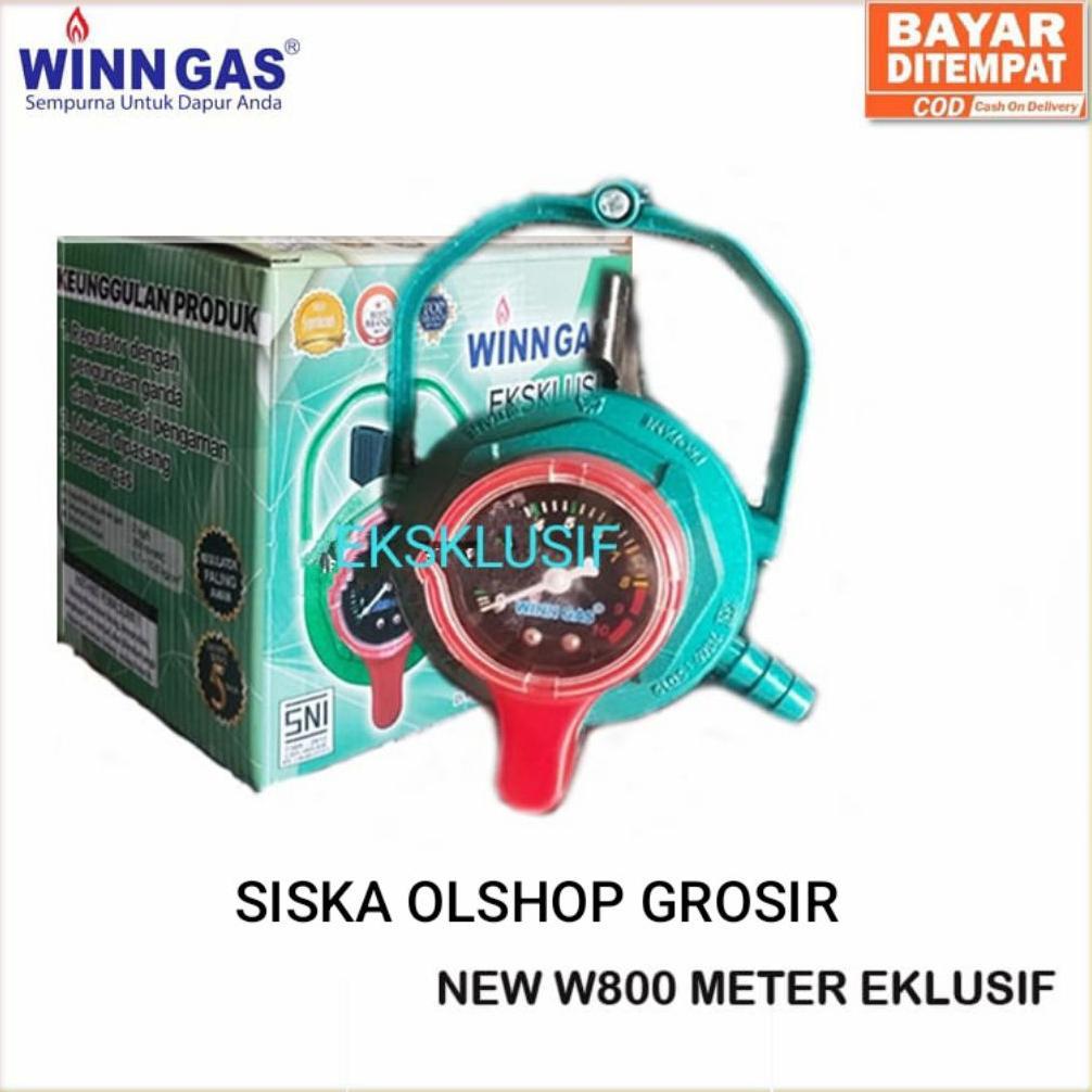 NEW Regulator Winn Gas W 800 M Meter EKSKLUSIF HIJAU NEON W800M METER
