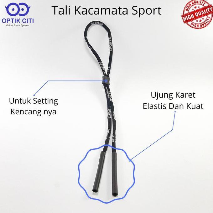 New tali kacamata sporty multi fungsi 3 warna murah