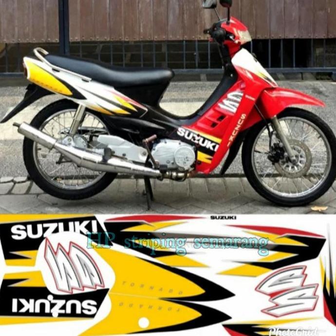 TERBARU - Striping Suzuki Tornado GS Special edition Merah