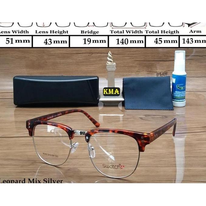 New Frame Kacamata Minus SWATCH Clubmaster Kacamata Minus Frame classic murah