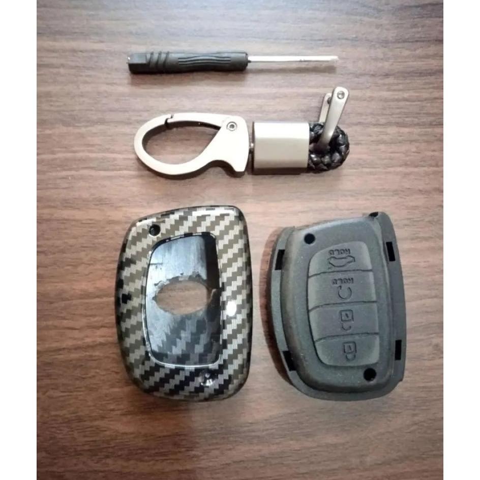 CASING HYUNDAI CRETA CARBON / SARUNG KUNCI CARBON HYUNDAI CRETA