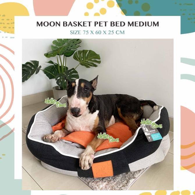 Moon Basket Medium Pet Bed Kasur Tempat Tidur Anjing Sedang