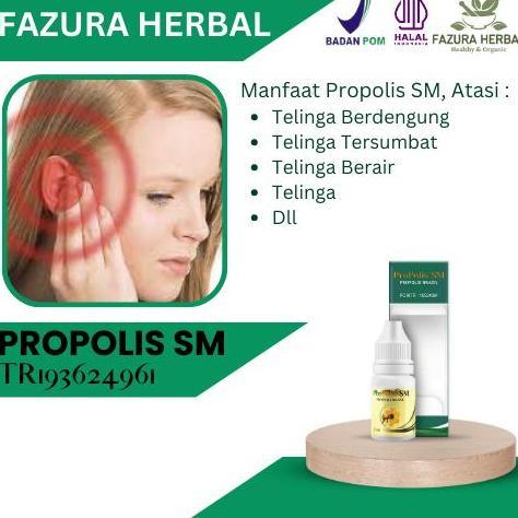 Propolis SM - Obat Telinga Berdengung, Obat Telinga Tersumbat