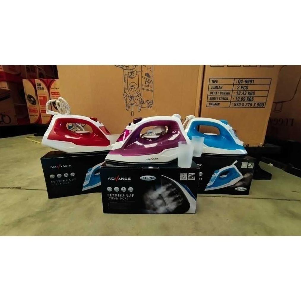 BIG SALE SETRIKA UAP ADVANCE STK-700 / SETERIKA UAP MURAH / SETRIKA UAP LISTRIK ANTI LENGKET