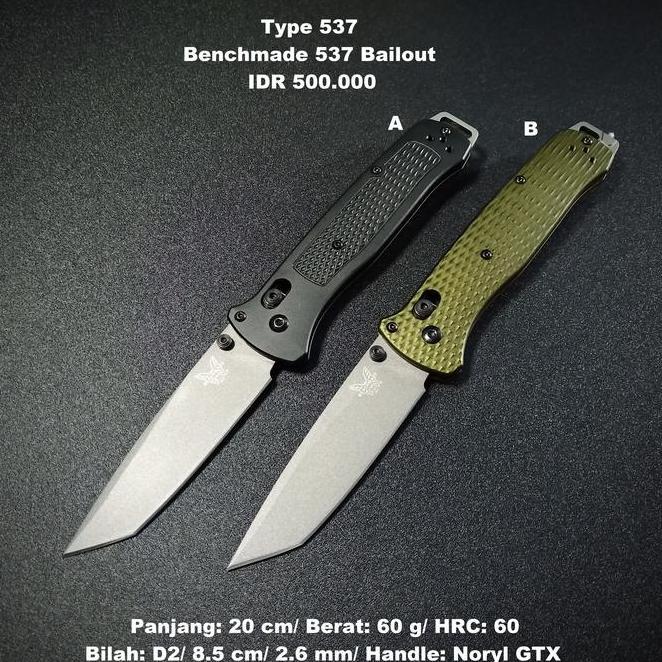 Pisau Outdoor Benchmade 537 Bailout