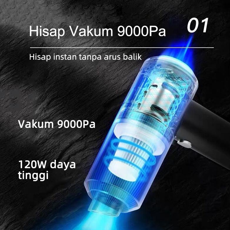 PROMO TERBARU Medan Promo Vacum Cleaner Portable Alat Penyedot Debu mobil sofa rumah lantai Mini Wir