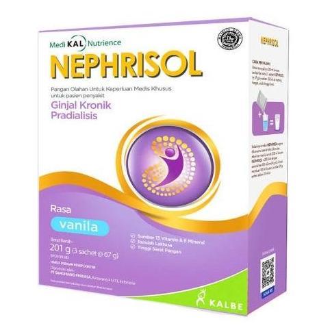 Nephrisol kemasan 201 gram Kalbe/Susu Bubuk Nephrisol 201 gr Susu