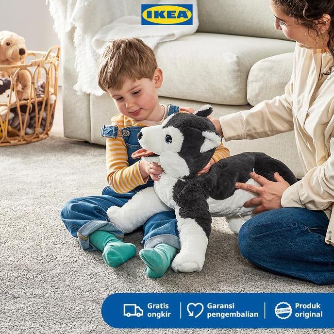 IKEA LIVLIG Boneka Anjing Bahan Poliester 57 cm