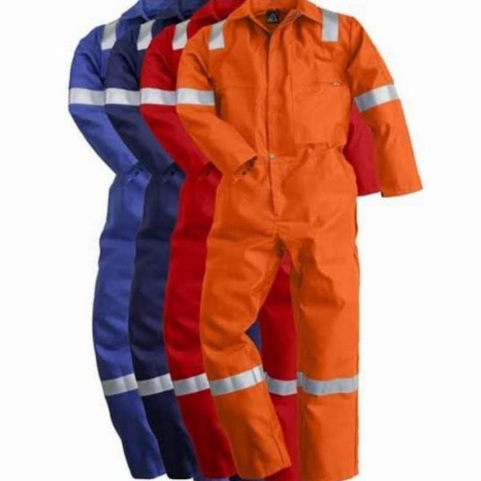 HARGA DISC - Wearpack Safety Tebal / Baju Kerja Tebal Setelan / Wearpack Set Safety