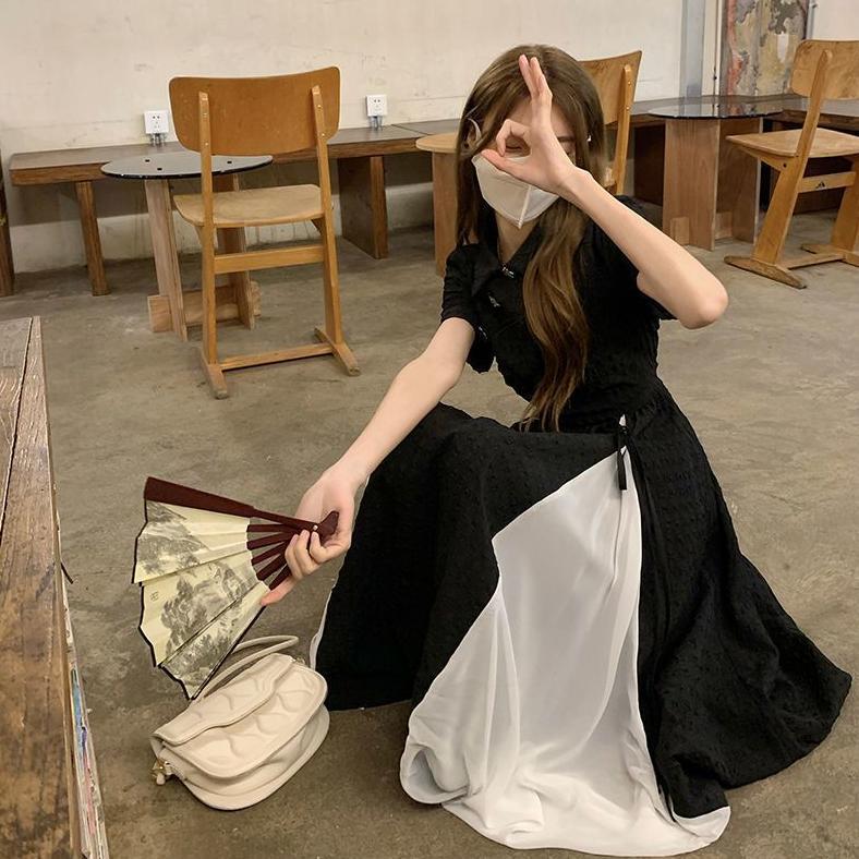 WAJIB PUNYA Black Harajuku Dress Retro/Gaun Harajuku/Dress Hitam Harajuku KEKINIAN