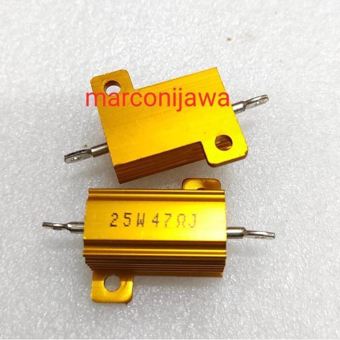 NEW Resistor hetsink 25W 47ohm 25wat 47ohm