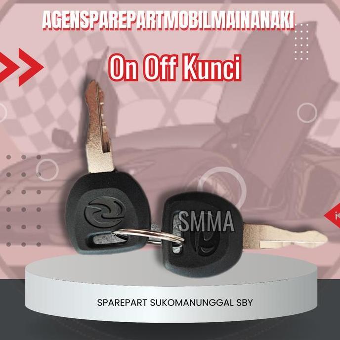 Kontak Kunci Power On Off key switch Mobil Motor Mainan Aki