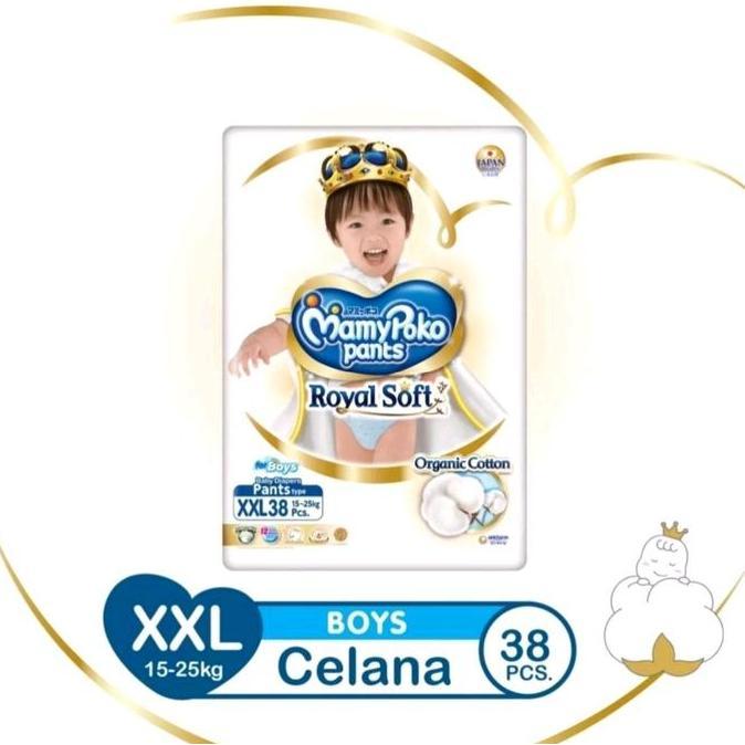 NEW MAMYPOKO PANTS ROYAL SOFT - XXL38 BOY - MAMYPOKO ROYAL SOFT - XXL38 GIRL - POPOK MAMYPOKO ROYAL 